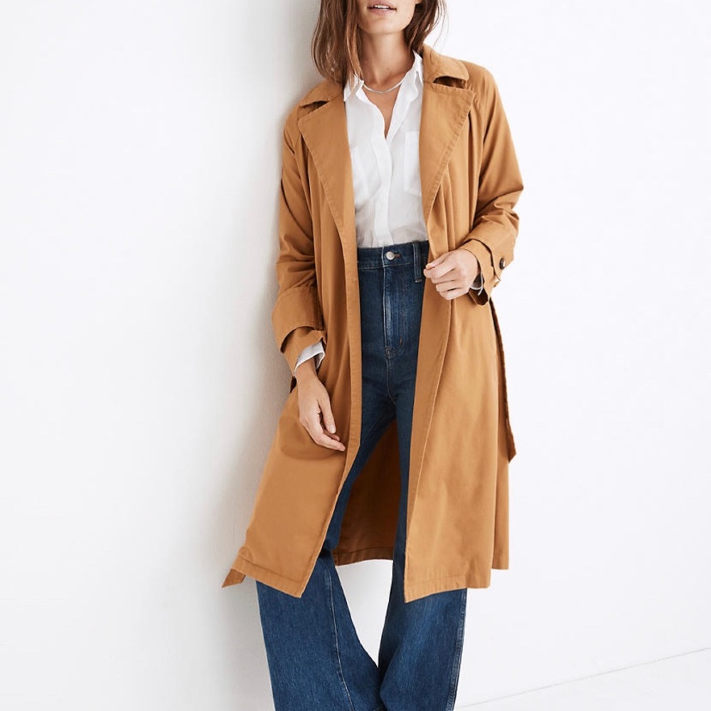 NWT MADEWELL Sedgwick Trench Coat